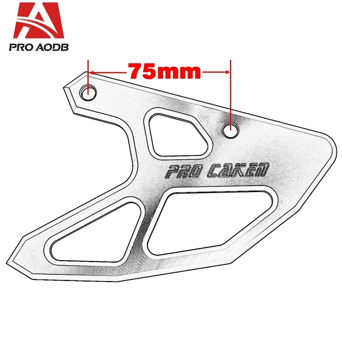 Rear Brake Caliper Guard Protector For Honda CR 125 CRF 250 450 250R 450R 250X 450X 250RX 450RX KAYO T4 T6 BSE Universal Parts - view 3