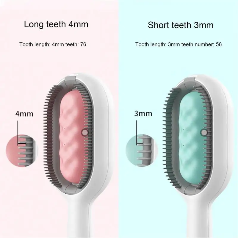 4-in-1 Dog and Cat Hair Knot Remover Pet Water Filled Detangling Comb Pet Gravity Clean Detangling Comb For Cleaning and Care