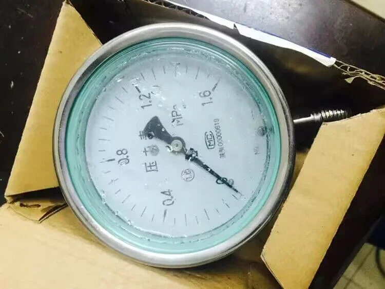 2025 الهواء النفط المياه Mpa الحجاب الحاجز ختم بوردون أنبوب 300 بار قياس الضغط السعر