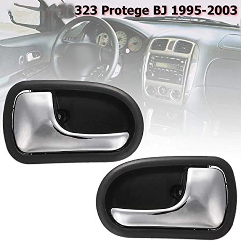 3X Car Front Rear Interior Door Handle For Mazda 323 Protege BJ 1995 1996 1997 1998 1999 2000 2001 2002 2003 Right