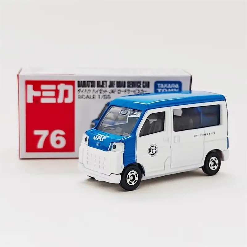 

TAKARA TOMY Tomica 1/55 Scale Diecast Alloy Car Model No.76 Daihatsu JAF Road Service Vehicle Boys Toy Gift Realistic Design