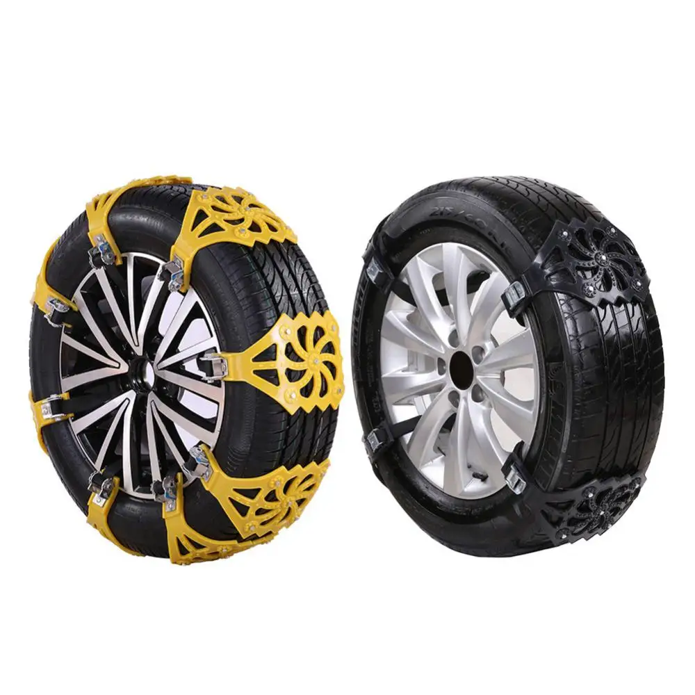 2024 For Mud Ice Roadway TPU Thickened Emergency Tool Car Tire Anti-skid Chain Wheel Snow Chains Adjustable Snow Chain