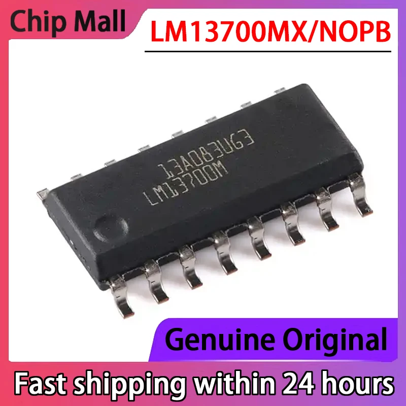 5PCS LM13700M LM13700MX/NOPB Operational Amplifier Chip SOP-16 Brand New Original Stock