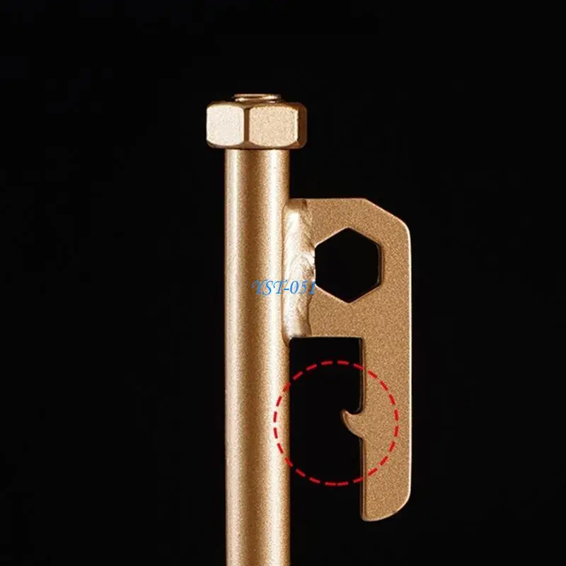 Piquets tente professionnels E15A, clous tente d'extérieur durables, piquets tente robustes adaptés Camping, jardin,