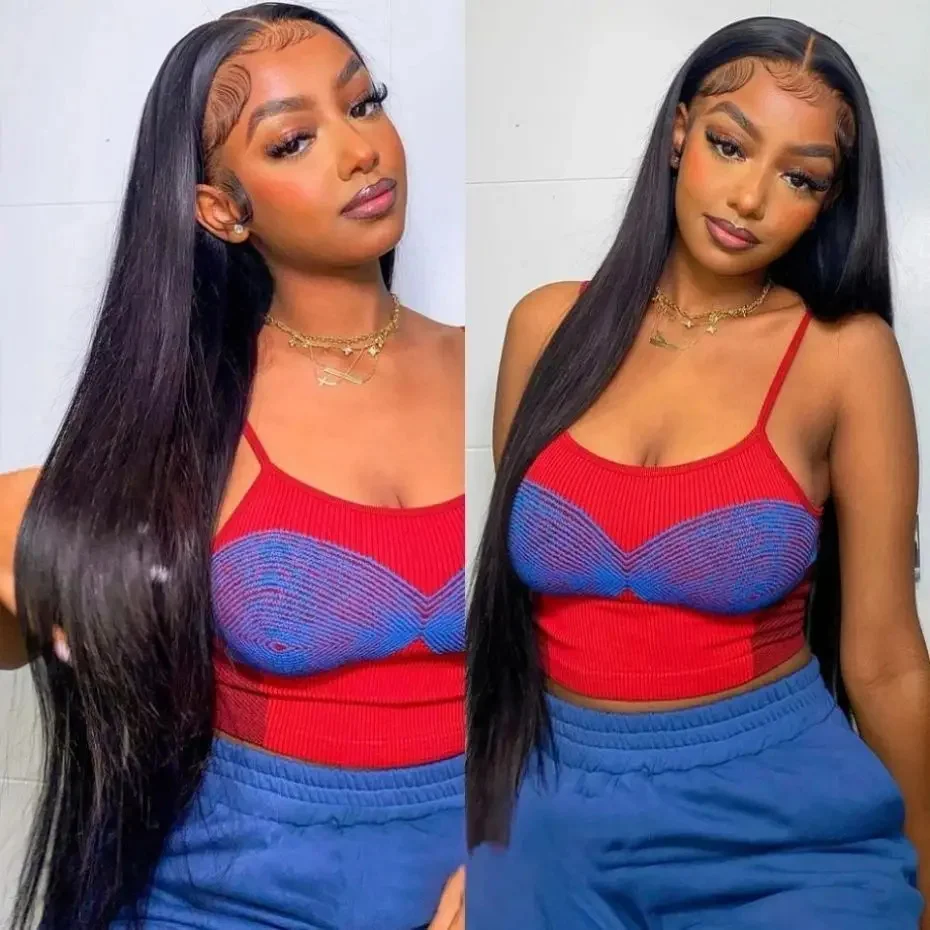 

Straight Lace Front Wigs Remy 13x4 Brazilian Straight Human Hair Wigs 13x6 HD Transparent Lace Frontal Wig Pre Plucked For Wome