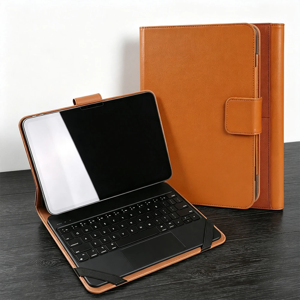 Multifunctional Keyboard Leather Case For iPad Pro 13 11 Pro13 Pro11 Air 13 11 4 5 Air13 Air11 2024 2025 Protective Case Cover