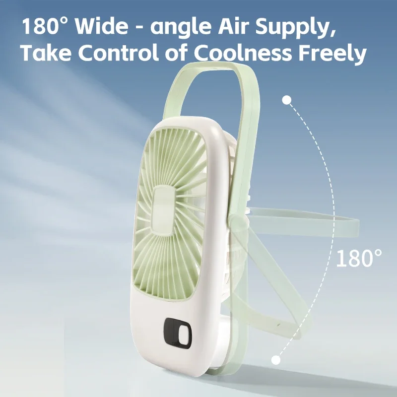 سطح المكتب مروحة قابلة للطي LED شاشة ديجيتال USB قابلة للشحن الألوان الطازجة المحمولة مكتب غرفة نوم مراوح كهربائية قابلة للتعديل