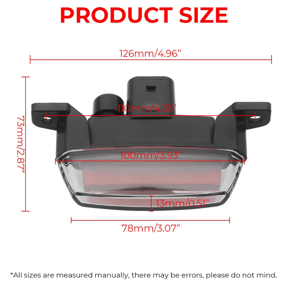 Super Bright UTV LED Tail Lights For Can-Am Outlander Out-Max OutL-Pro-Max 4x4 6x6 DPS XMR XT 2025-2027 Brake Stop Running Light