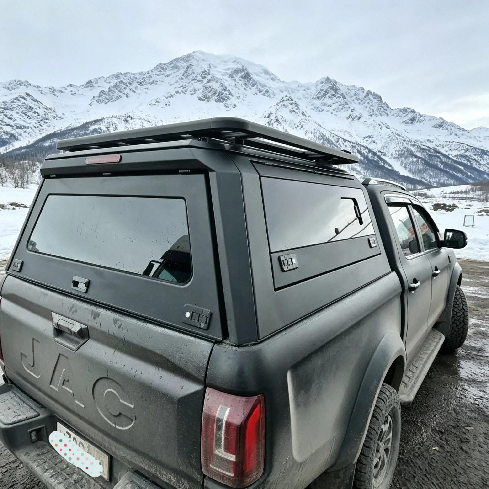 For T6 T8 T9 2023+ Pickup Canopy 5 Series Aluminum Alloy Durable Waterproof Dustproof Lightweight Fuel Saving Locking Tailbox