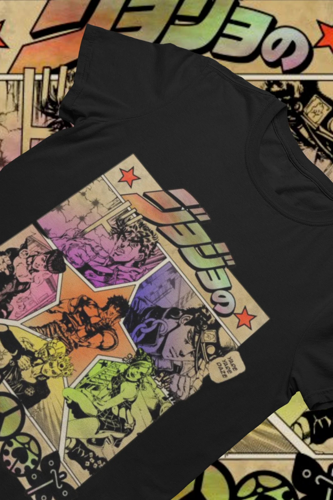 JoJo's Bizarre Adventure Shirt, Jotaro Kujo Tshirt, Dio, Giorno T-Shirt Anime