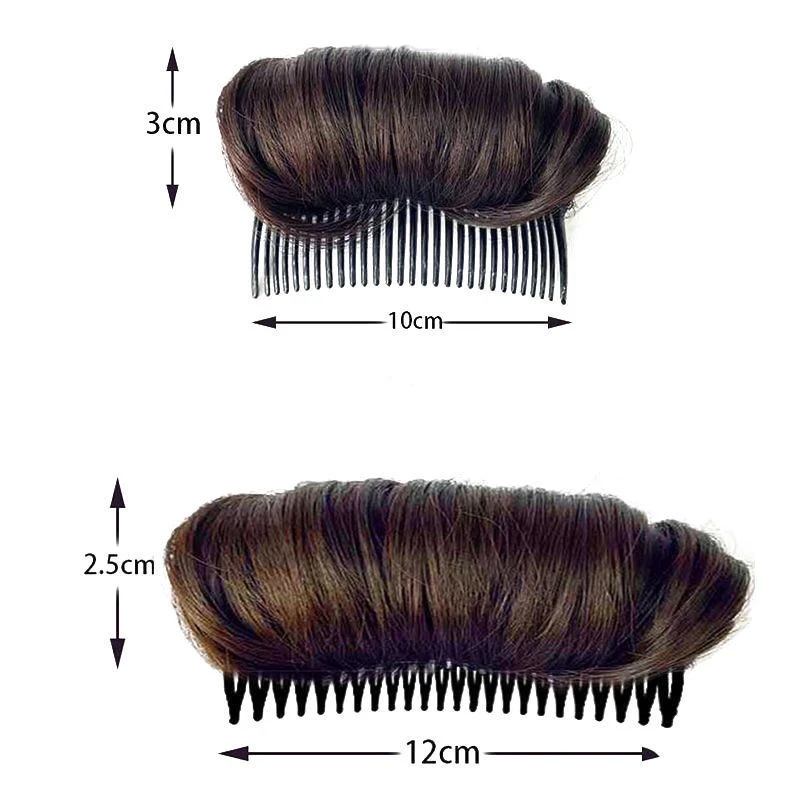 New Hair Enhancing Puffy Bangs Fluffy Hair Pad Hairpin Synthetic False Hair Clip In Black Brown Natural DIY Hair Style