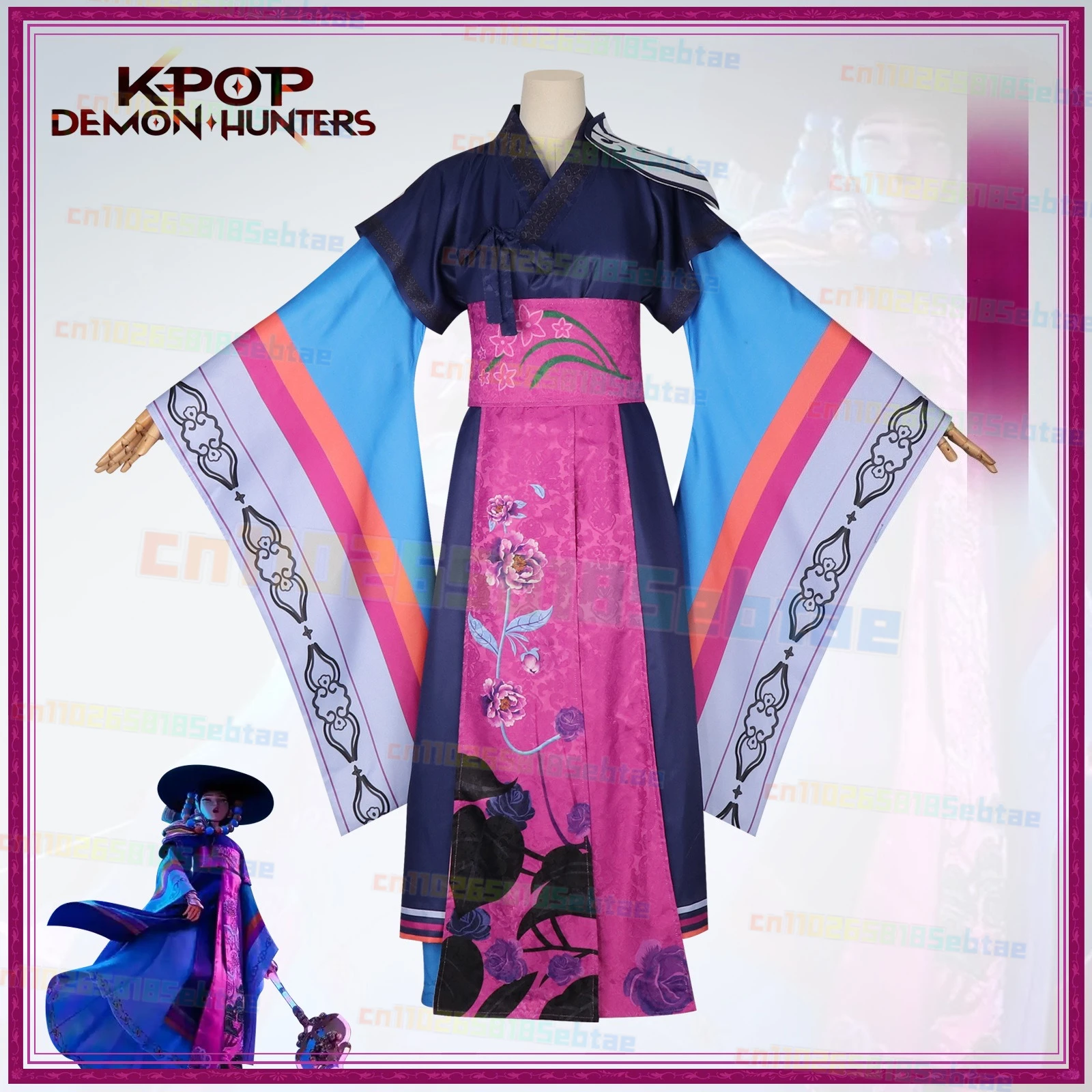 

Newest Kpop Demon Hunters Celine Cosplay Costume Coat Dress Hat Belt Props Outfit For Women Girls Halloween Role Playing
