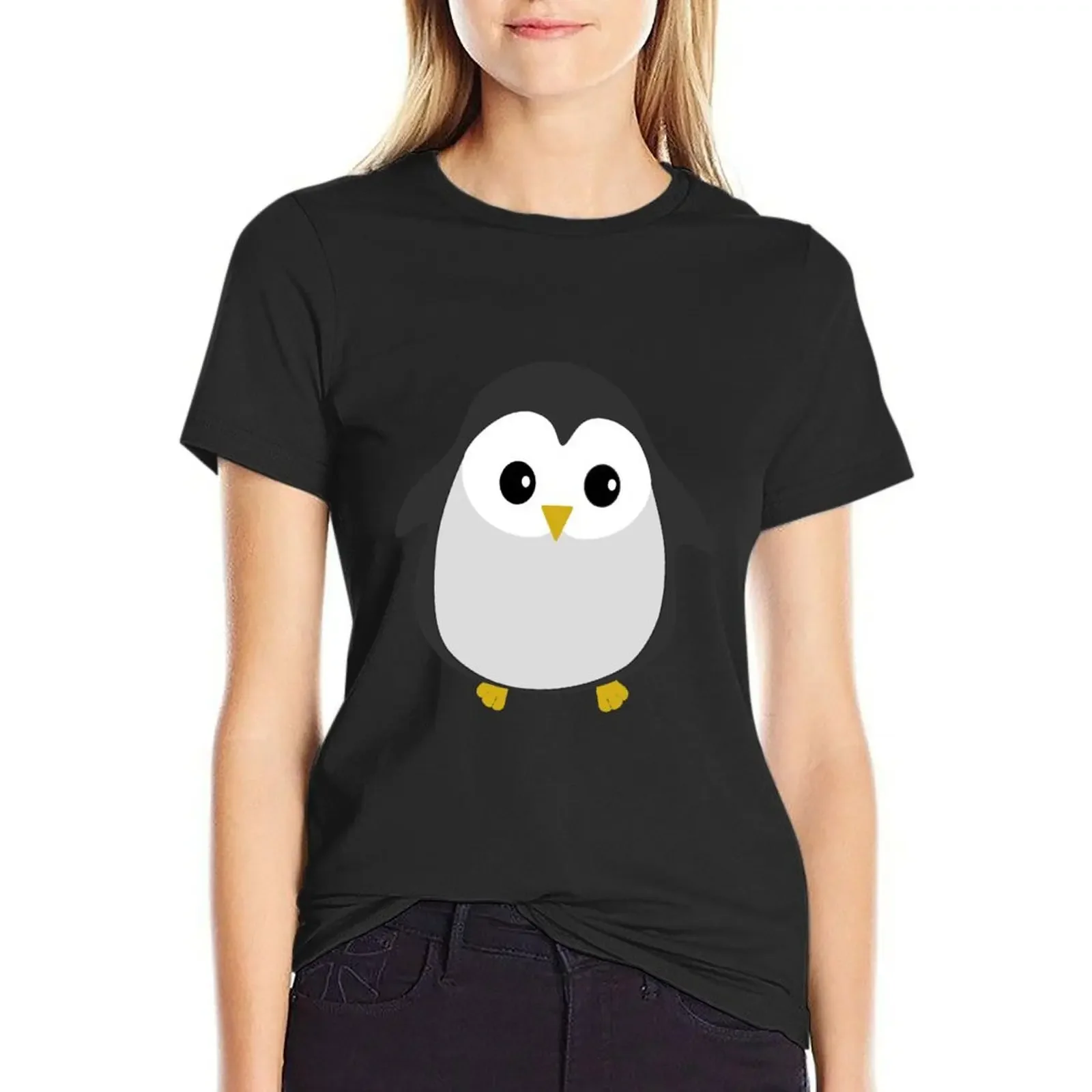 Cute Penguin Design T-shirt vintage clothes shirts graphic tees Woman clothes