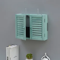 Cream Style Router Organizer Box No-Drill Wall Mount Storage TV Box Organizer Durable Heat-Resistant Case Compact and Stylish