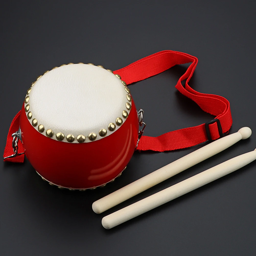 

Kids Toys Red Drum Percussion Instruments for Children Drums Early Education Baby Music Toddlers