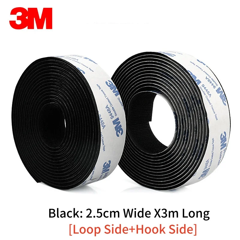 3M 9448A Selbstklebendes Klettband Starkes Spurloses Selbstklebendes Befestigungsband Doppelseitiges Klebeband Hochtemperaturbeständig – Detail 16