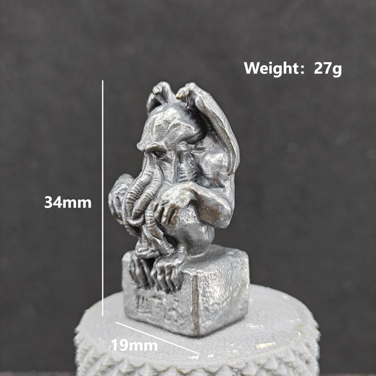 Retro Copper Cthulhu Octopus Monster Creative Desktop Model Ornaments Brass Figurine Model DIY Coloring Miniature Craft Gift