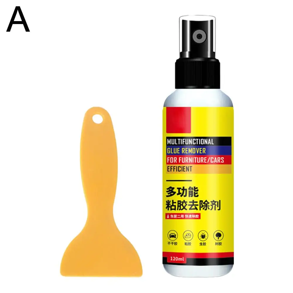 Multifunction Quick Adhesive Remover Strength Label Sticker Label Removal Spray Glass Cleaner Glue Wall Window Car E9B7