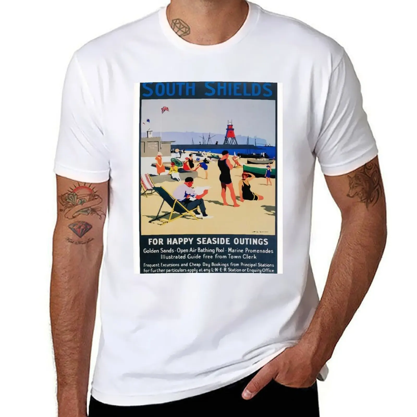 

South Shields T-Shirt man t shirts graphic t shirts for man graphic tees T-Shirt