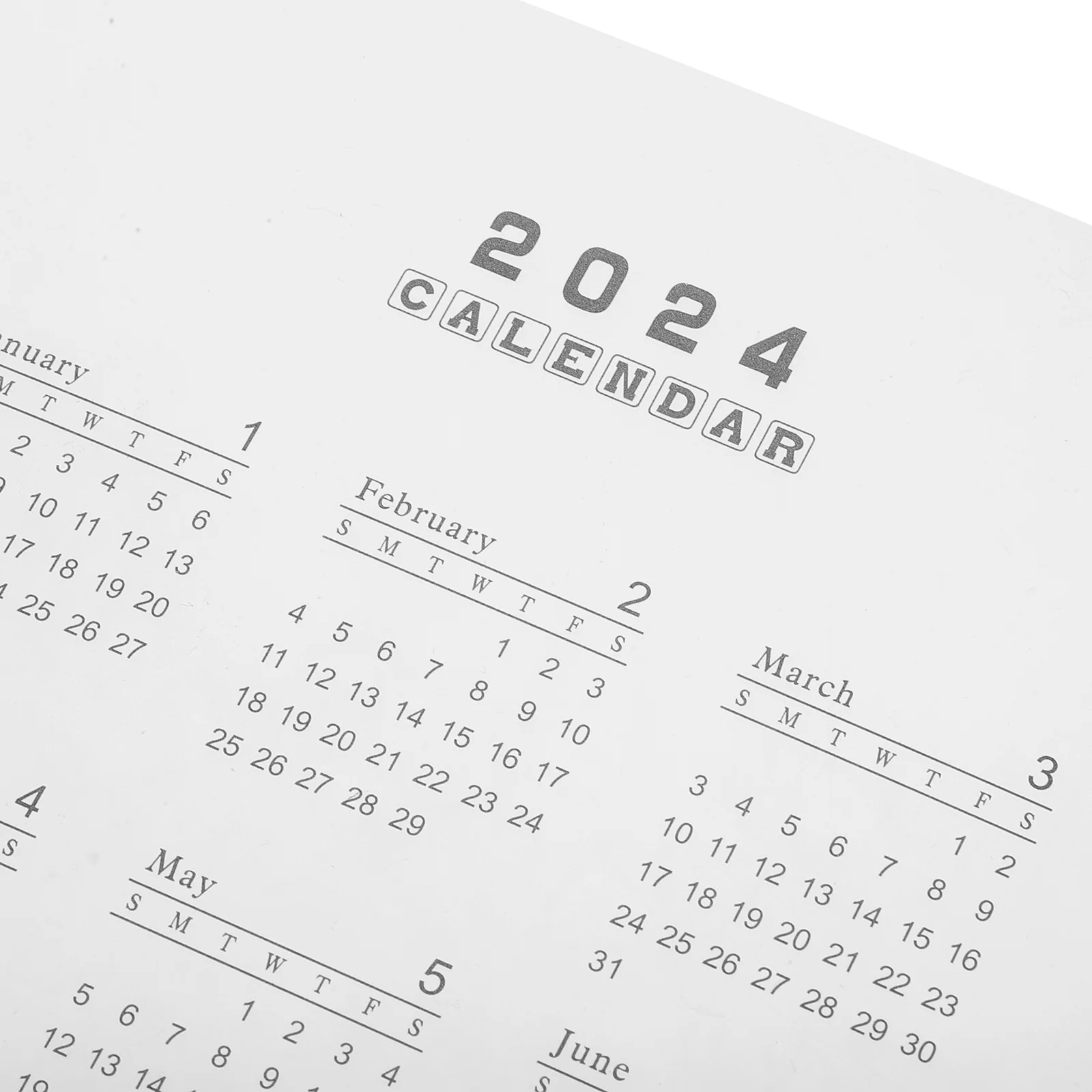 

2Pcs Calendar Dividers PP Material Transparent Notebook Accessories Professional Binder Separator Fadeless Design