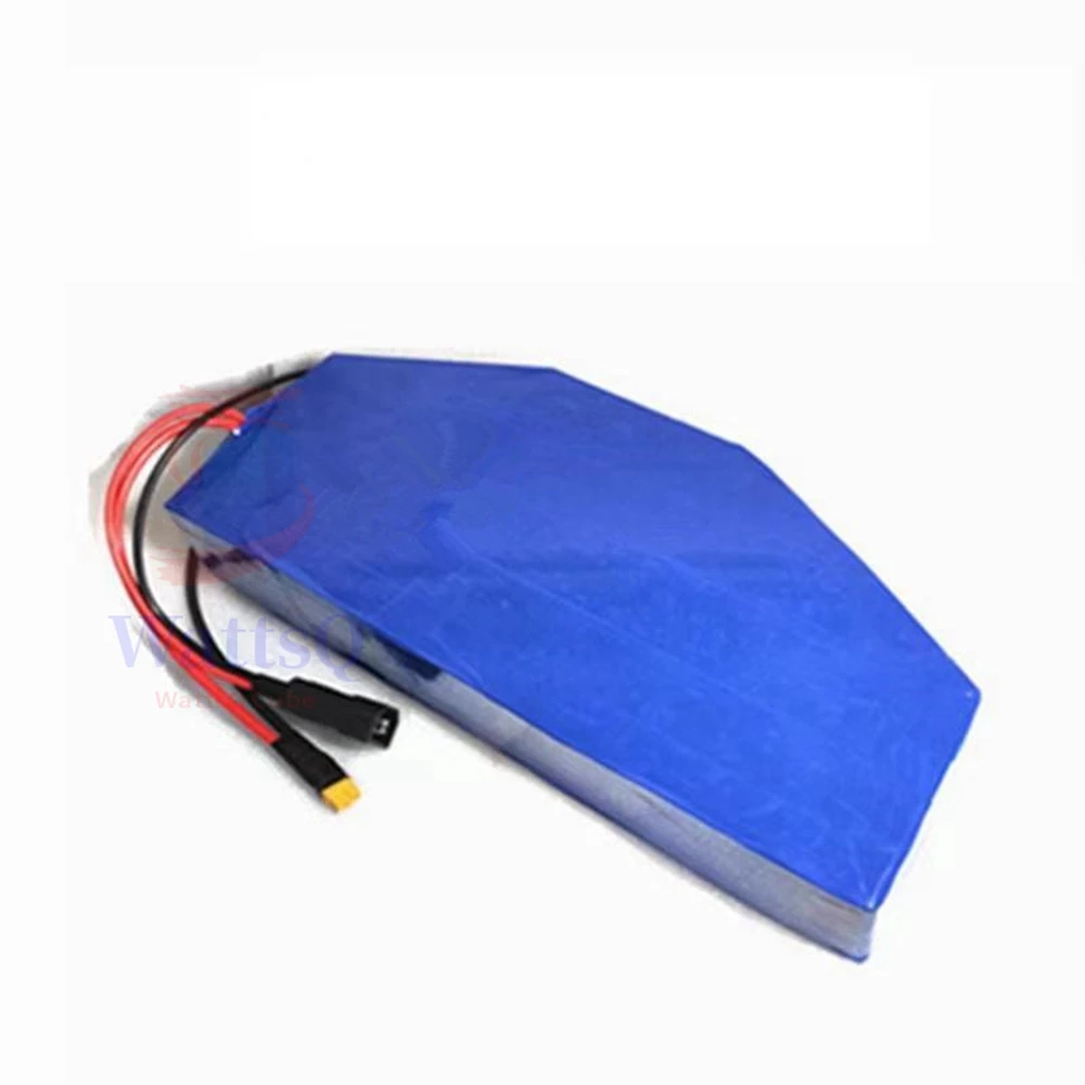 72v 40Ah lithium ion triangle battery BMS li ion for 5000w Mountain Bike scooter Motorcycle + 10A charger