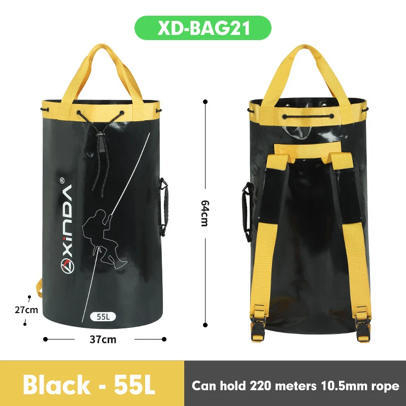 Xinda Outdoor Klettern Seil Tasche Rettungsausrüstung Paket Entwässerung Seil Sammlung Rucksack Umhängetasche 4