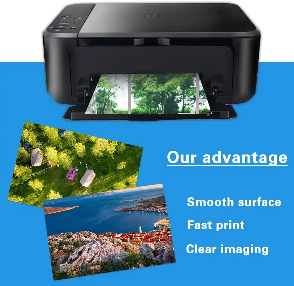 HUSPER A4 Size 108G Matte 100 Sheets Photo Paper for Inkjet Printer