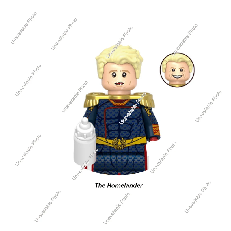 Figuras de acción de Homelander Starlight para niños, juguetes de ladrillos para montar, Mini figuras de acción, regalo