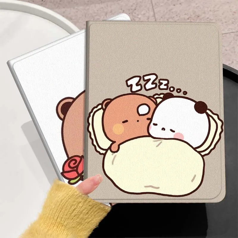

Cute Bear Cartoon Art Gift For Huawei MediaPad T5 T10s M6 M5Lite SE Honor Tab 5 6 7 V7 V8 X8a X9a Pro Soft Tablet Case
