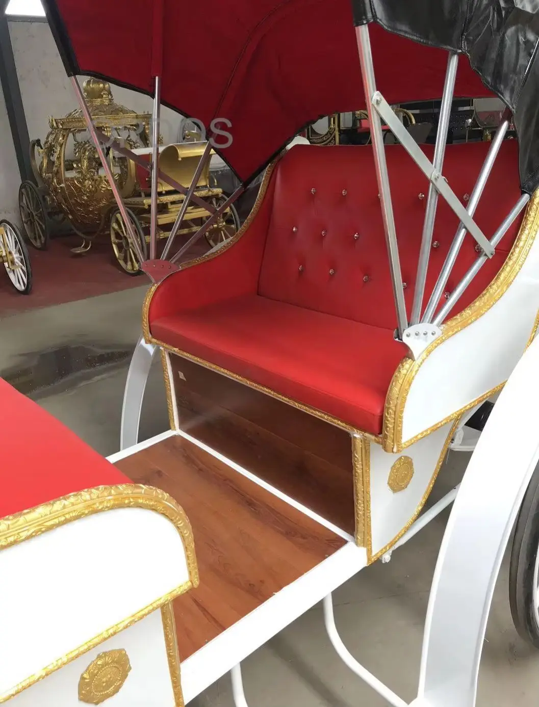 Carrozza disegnata dal cavallo vittoriano/buggy per cavalli da matrimonio