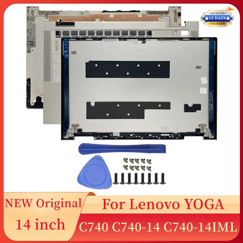 

Новые ноутбуки для Lenovo Yoga C740 C740-14 C740-14IML, экран ноутбука, ЖК-экран, задняя крышка/подставка для рук/нижний корпус, золотые аксессуары для ноутбуков