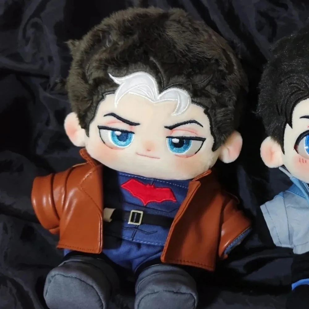 

Anime Red Hood Cosplay Doll Jason Todd Cute Plush Stuffed Cotton Doll Halloween Christmas Room Decoration