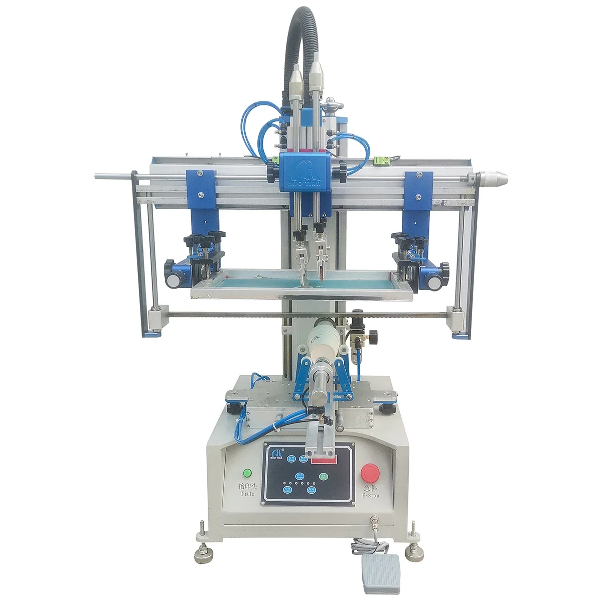 1 Color Multi Colors Silk Screen Printer For Plastic Paper Cups Tube Glass Wine Bottles Curved Surface Mugs Printing Machine