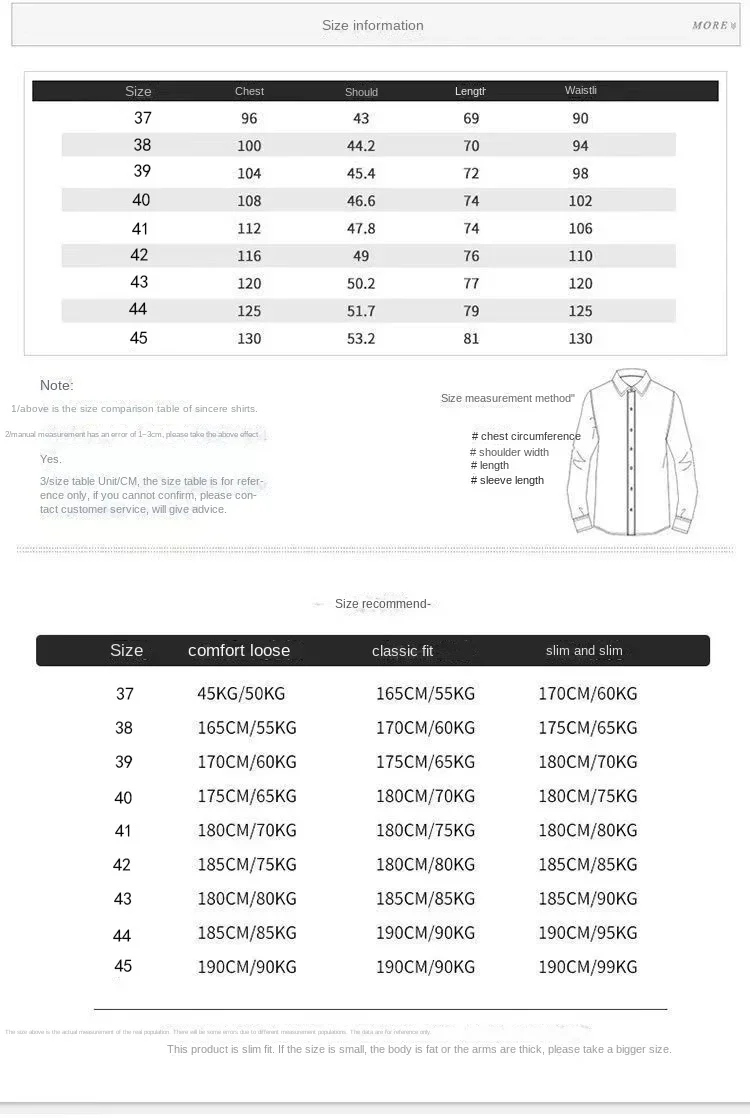 Business Shirt Long Sleeved Professional Work - Image 6
