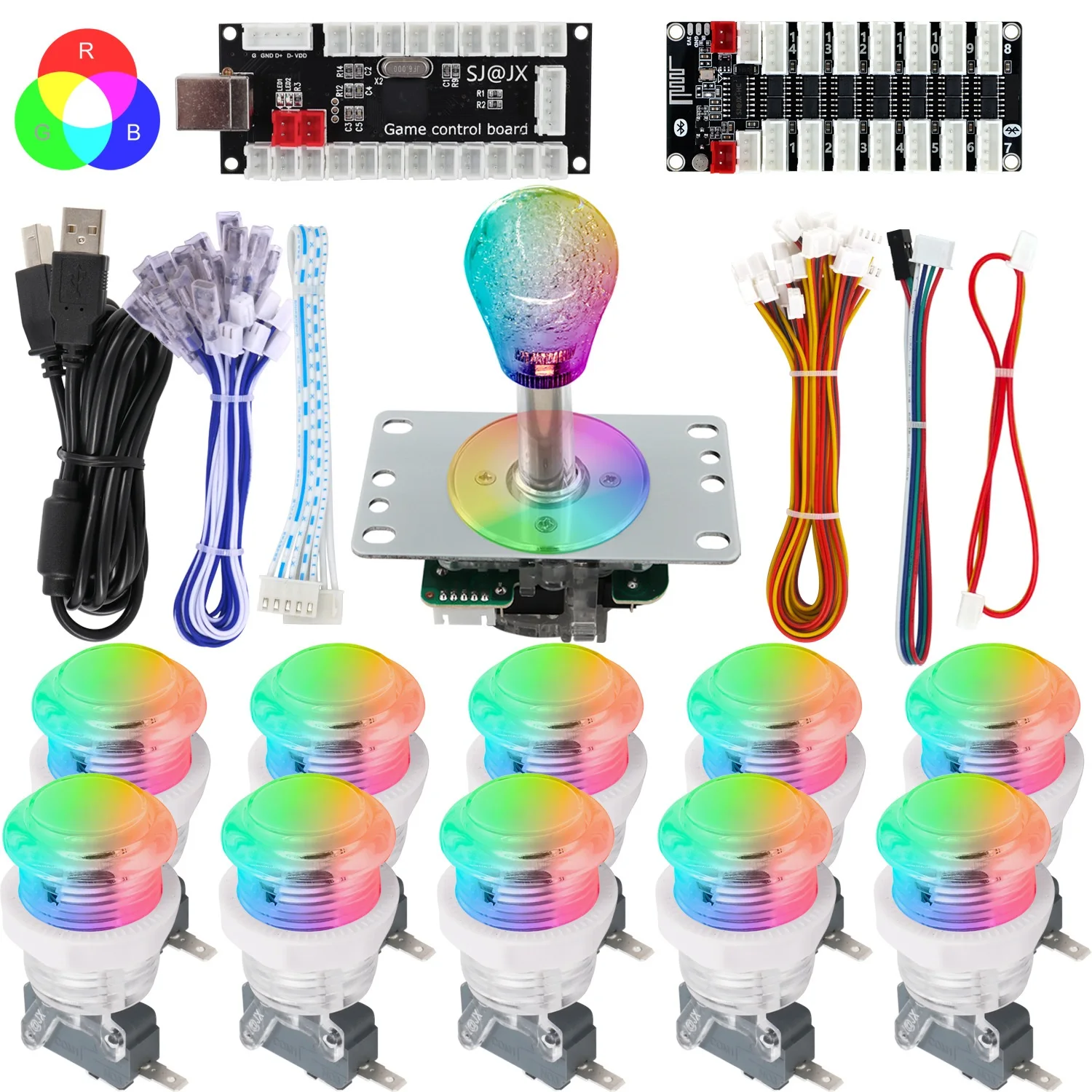 

Карта управления освещением RGB может управлять 14 ламп и 1 световую полоску 5 В в том же время. Подключение через Bluetooth.