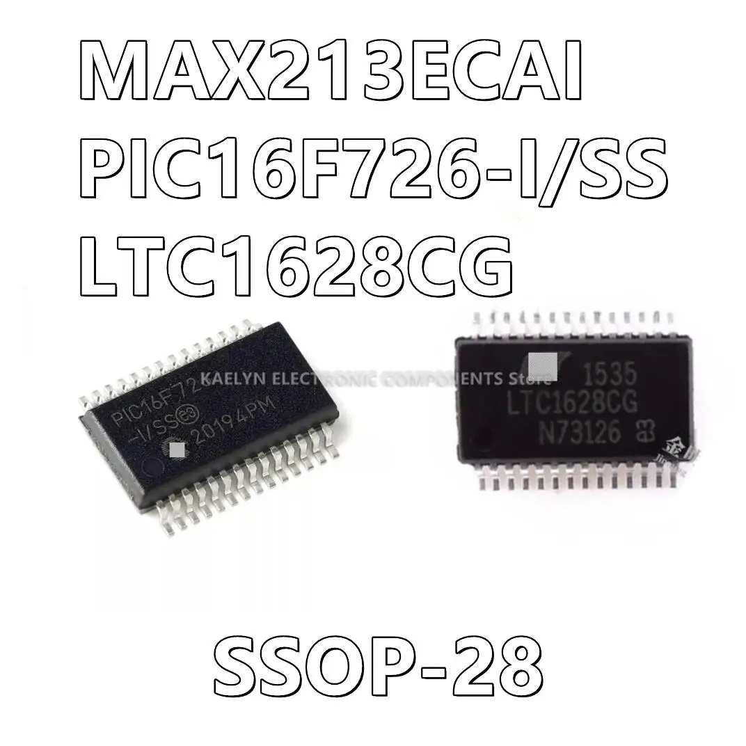 10Pcs/lot  MAX213ECAI MAX213CAI MAX213 PIC16F726-I/SS PIC16F726 LTC1628 LTC1628CG SSOP28