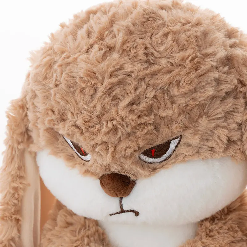 

Плюшевая игрушка ZEIO третьего поколения, темно-коричневый кролик DiuDiu, милый мягкий зайчик, успокаивающая кукла, подарок на день рождения для детей, девочек, друзей