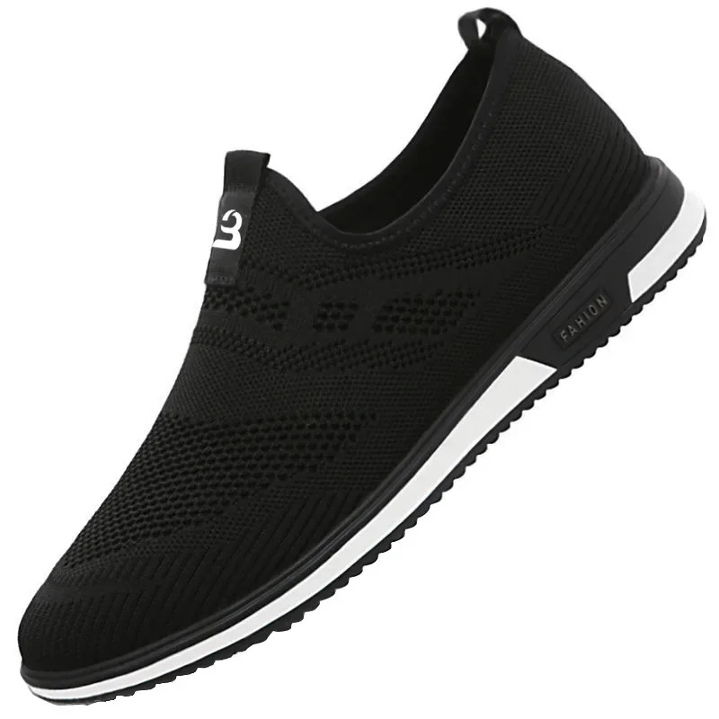 Sneakers Men 2023 New Breathable Mesh Lightweight Casual Shoes Comfortable Soft Bottom Flats Slip on Men Shoes Zapatillas Hombre