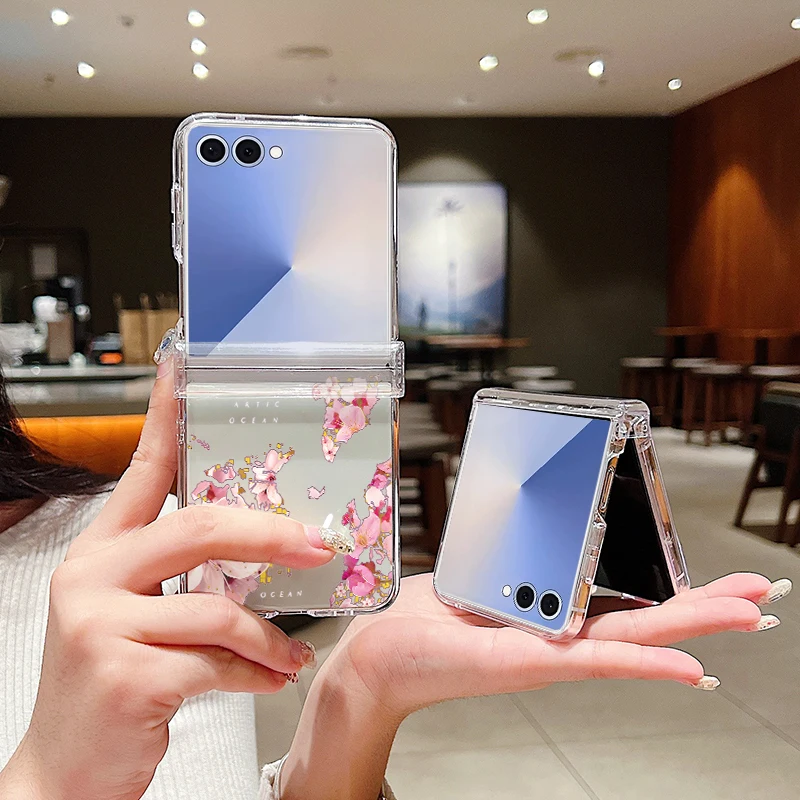 Pink Flower Printed Phone Case - Phone Cases Z Flip 6 recensie en prijs