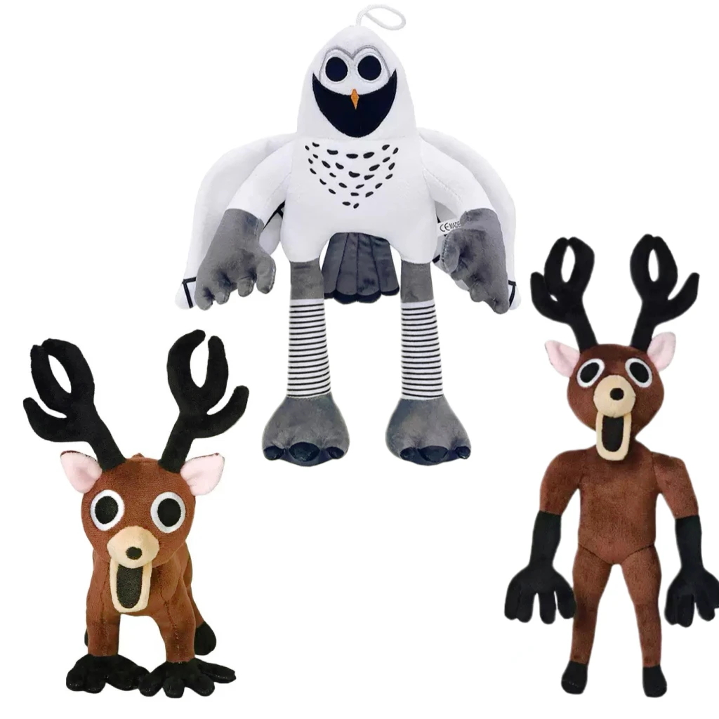 99 noches de dibujos animados en el bosque ciervos juguetes de peluche muñeca de peluche de algodón Animal de Anime para niños regalo de cumpleaños regalos de Halloween