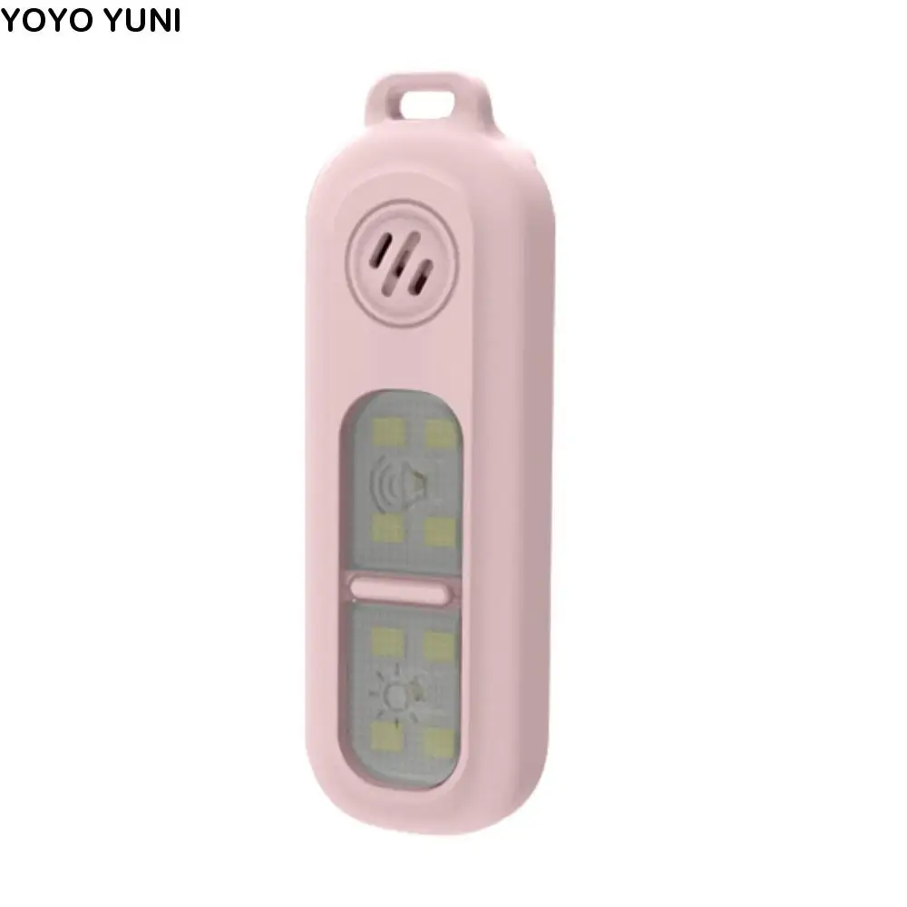 130 ديسيبل ضوء تحذير السلامة للجري الليلي ضوء LED مع مشبك خلفي صوت آمن إنذار شخصي مع سلسلة مفاتيح محمولة