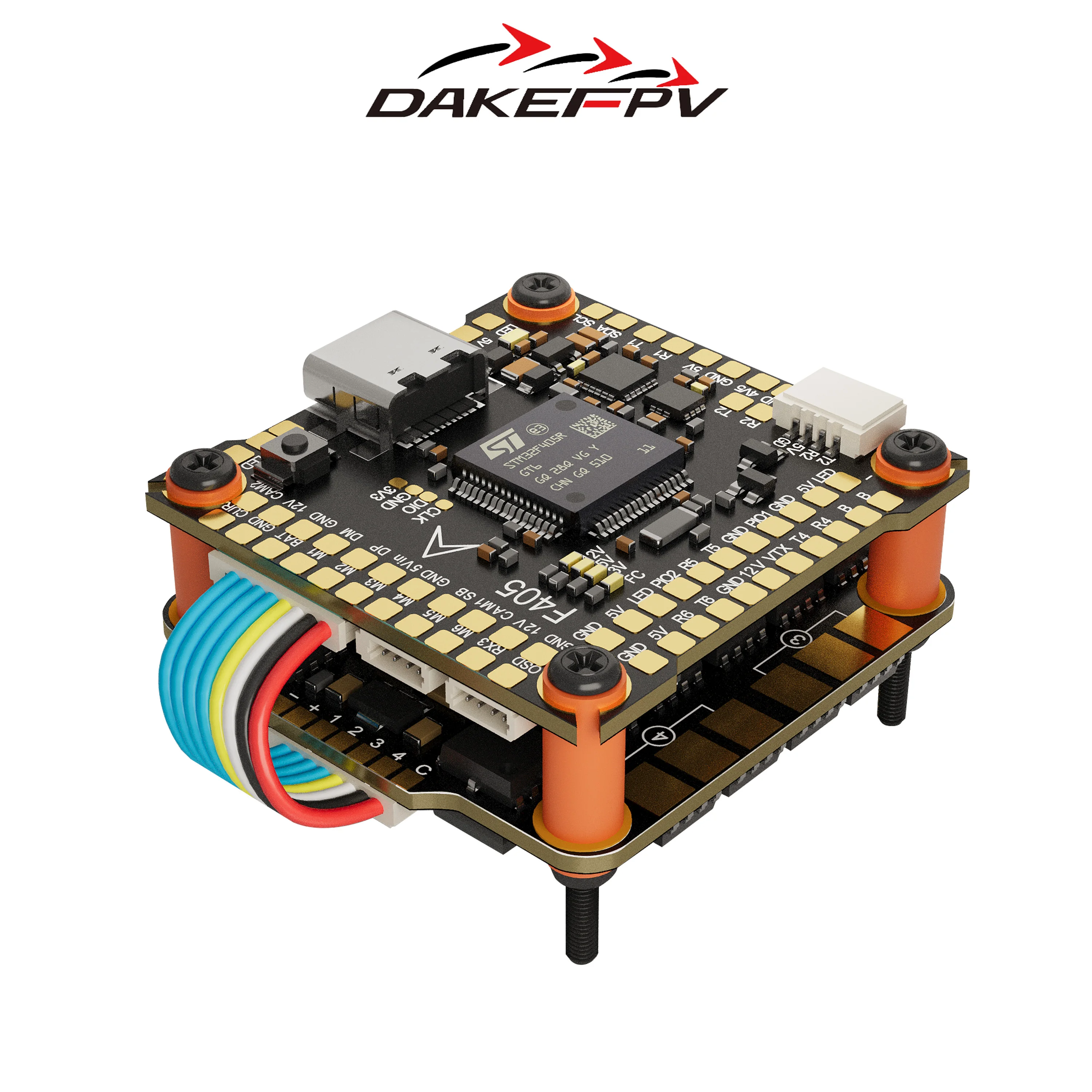 DAKEFPV F405 V3 التحكم في الطيران FC 3-8S 60A 70A ESC F405 STACK 30.5x30.5 مللي متر ICM42688 الدوران للتحكم عن بعد FPV سباق بدون طيار