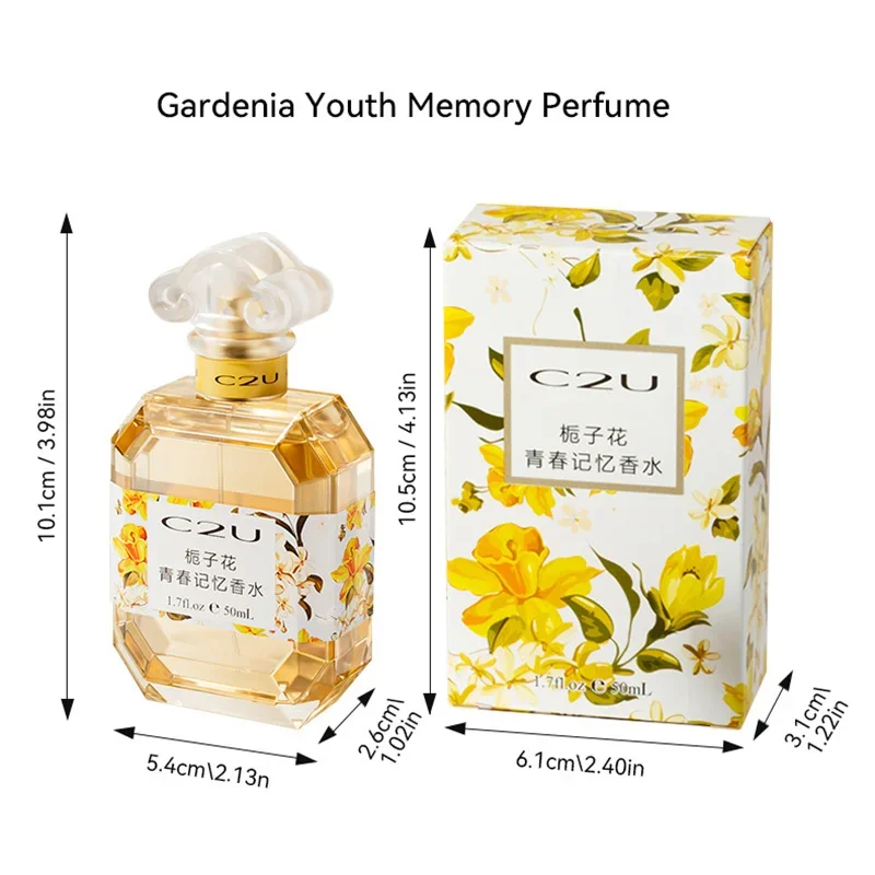 Парфюм для женщин Gardenia jeunesse 50мл parfum léger longue Licht Floral naturel Bravo Xoégant doux pour Фото №6