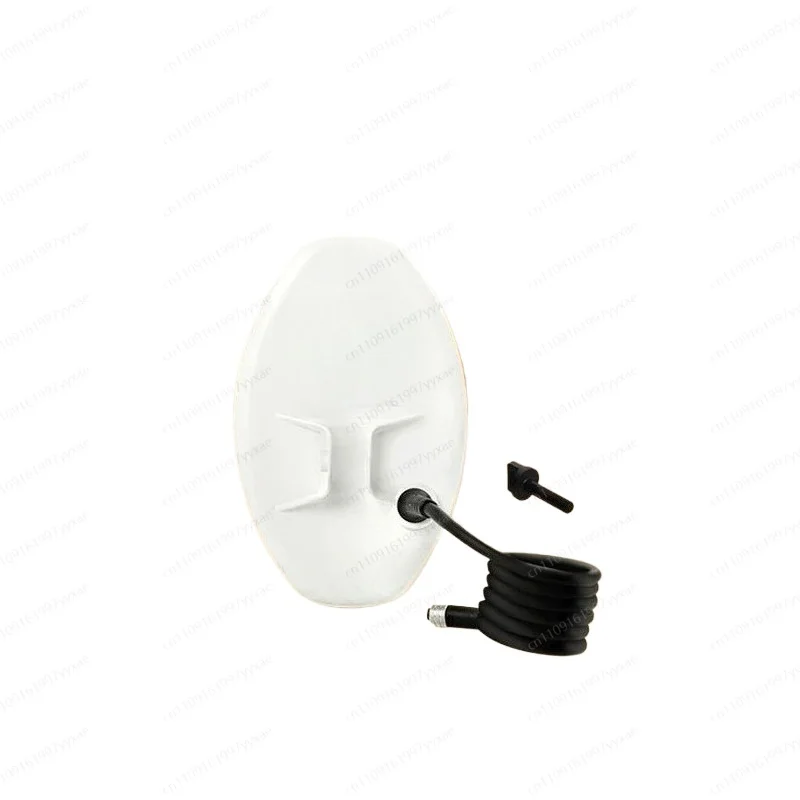 Oval Metal Detector Search Coil, Replacement Spare Search Plate with Cable Screw for Underground Metal Detecting Accessory