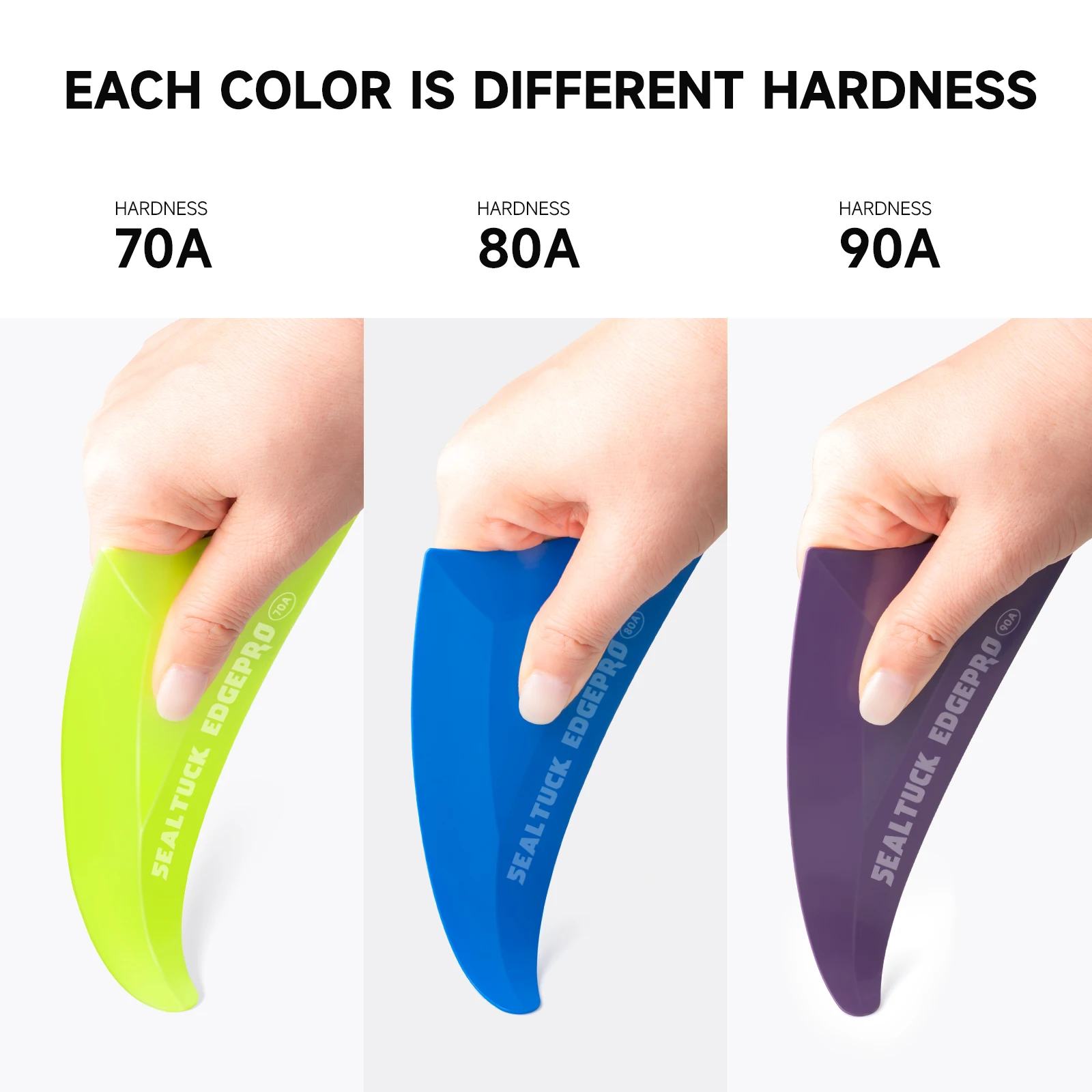 FOSHIO 3-Softness Window Tint Kit Carbon Fiber Film Vinyl Wrap Squeegee Car Curve Edge Tuck Trimming Tools Corner Card Scraper