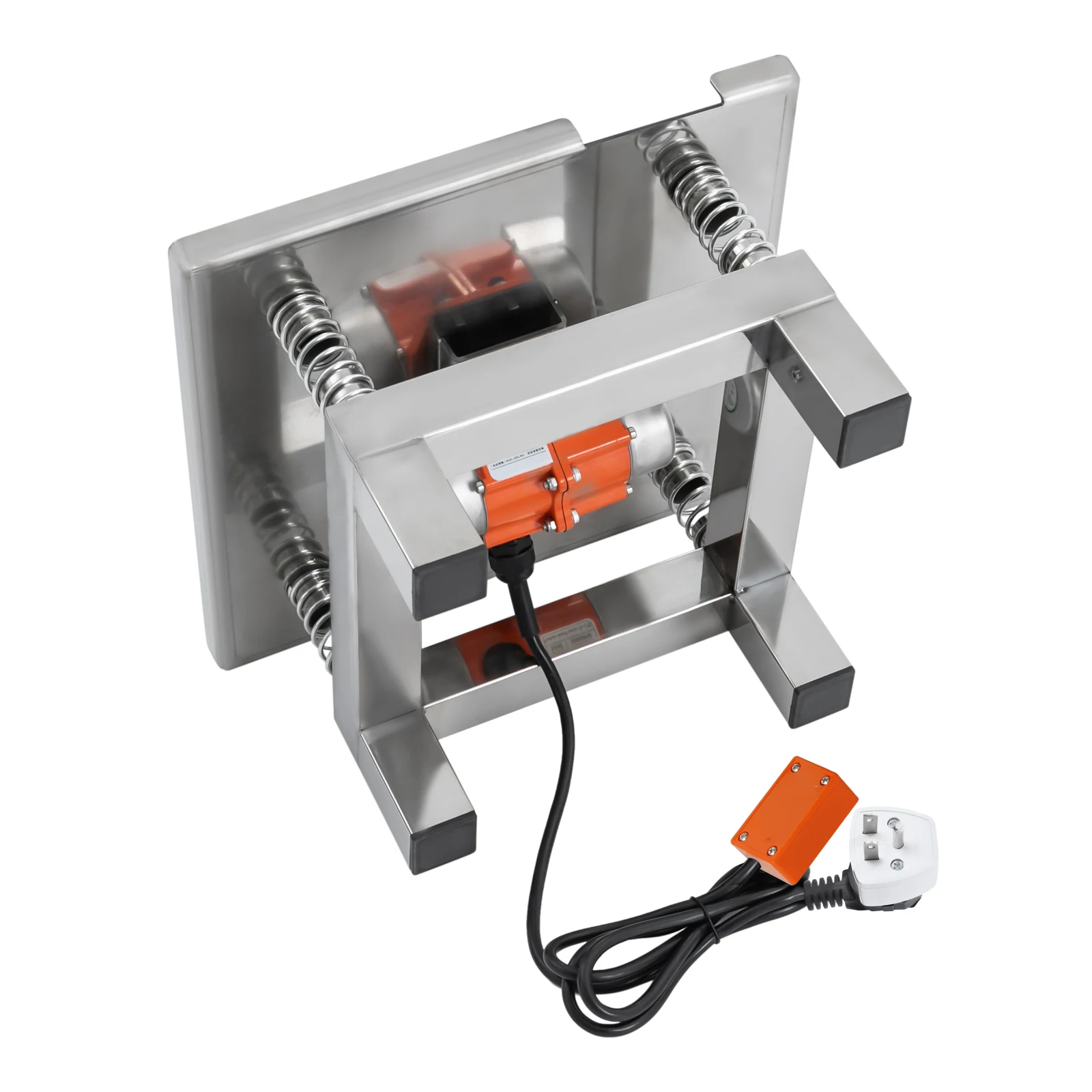 4-Feder-Betonrütteltisch, 50W Vibrationsplattform, Rütteltisch für Formvibrationsguss