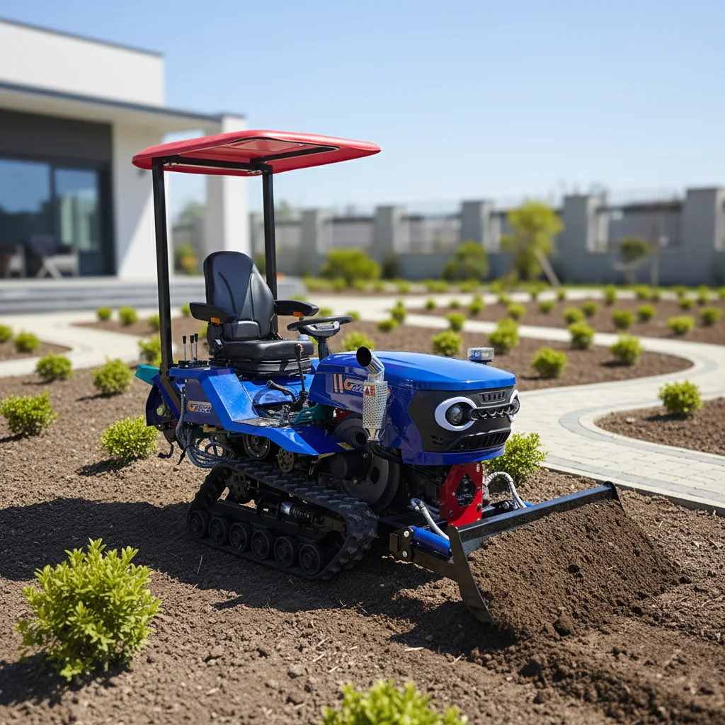 

Crawler Utility Tractor 35hp Diesel Multifunctional with Breaker Rotary Tiller Excavator Shovel Dozer Blade EPA CE Certified Dir