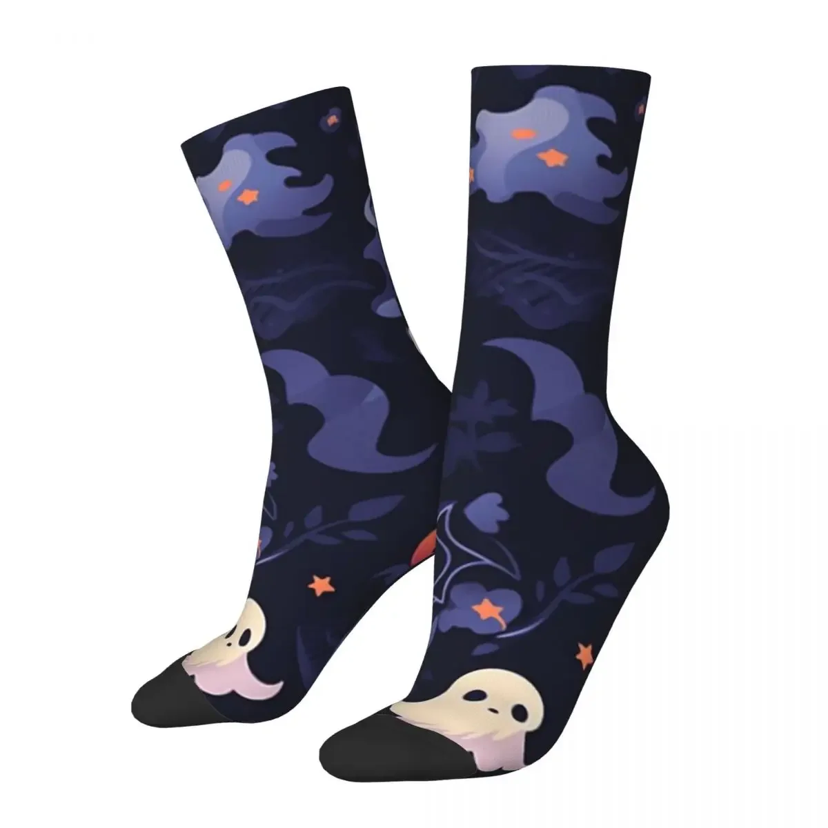 Ghost Pumpkin Halloween Socks Harajuku calze di alta qualità calze lunghe per tutte le stagioni accessori per regalo di compleanno Unisex