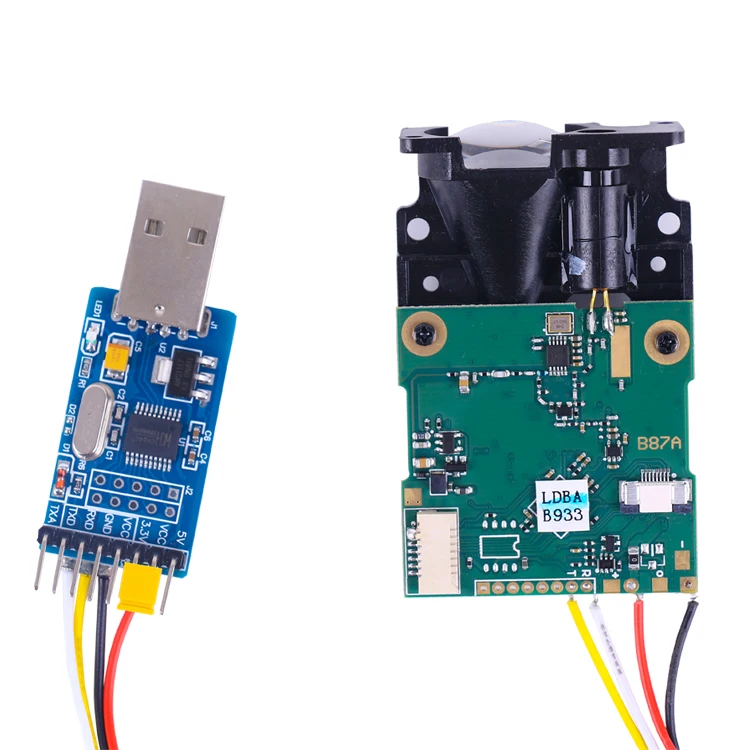USB Long Distance Diameter Measurement TTL 100M Laser Distance Measuring Sensor