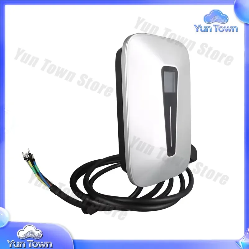 for 7KW 32A Intelligent Electric Charger for EV Solar Wall Box Wall Mounted AC Charging Station for Electric Vehicle Home